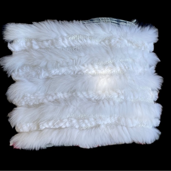 COPY - Linda Richards Rex rabbit luxury tube top skirt large shawl accessory - Picture 1 of 5